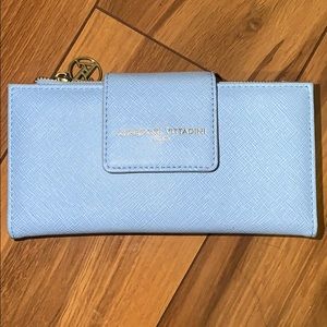 Adrienne Vittadini baby blue wallet